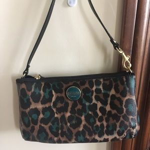 Coach Camo Wristlet